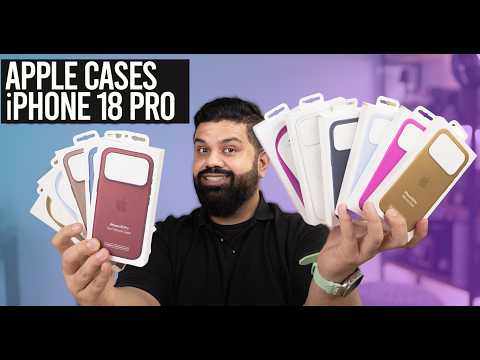 Testing All Apple Burgundy and Glacier iPhone 18 Pro Cases Silicone and TechWoven With CrossBody