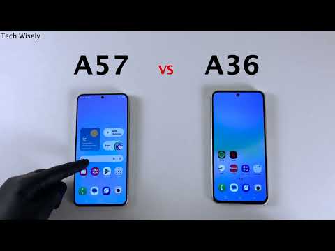 SAMSUNG A57 vs A36 - Speed Test
