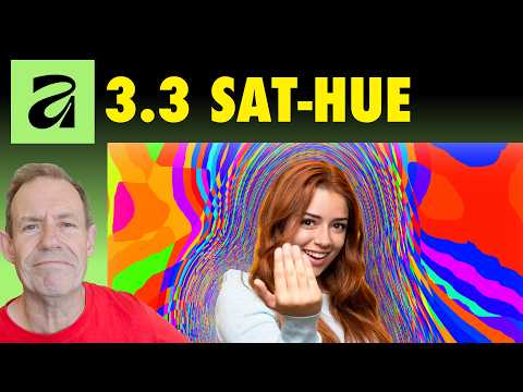 Affinity 3.3 NEW Sat-Hue Curves Adjustment Extreme Colour How Not To