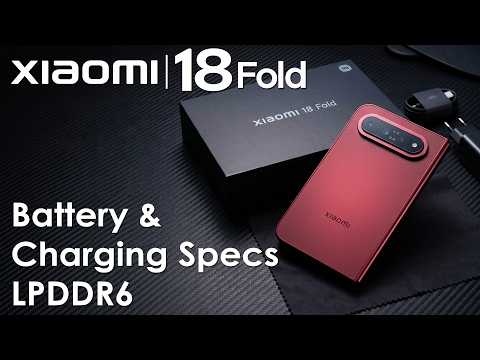 Xiaomi 18 Fold First LPDDR6 RAM, Battery & Charging Specs LEAKED!