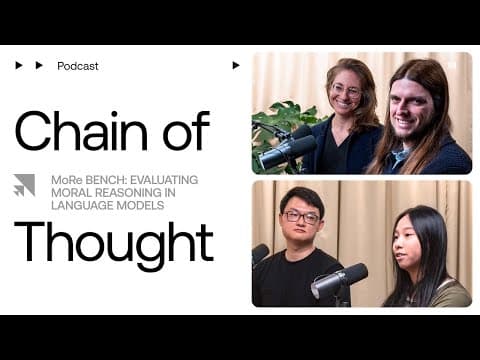 Chain of Thought: MoRe Bench
