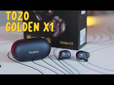 These Earbuds blew my expectation! TOZO Golden X1 Earbuds Review
