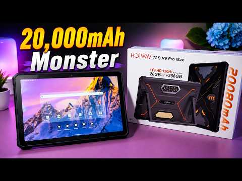 Hotwav R9 Pro Max Tablet: 20,000mAh Monster