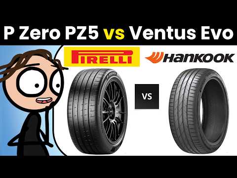 Pirelli P Zero PZ5 vs Hankook Ventus Evo (Comparison and Review)