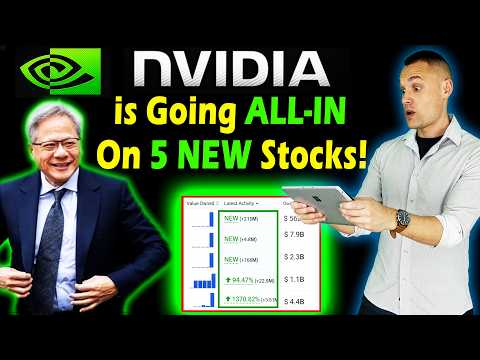 NVIDIA just spent BILLIONS on 5 NEW Stocks! 🤑
