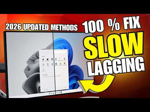 Fix Windows 11 SLOW & LAGGING Problem (2026 NEW*) 5 Simple STEPS