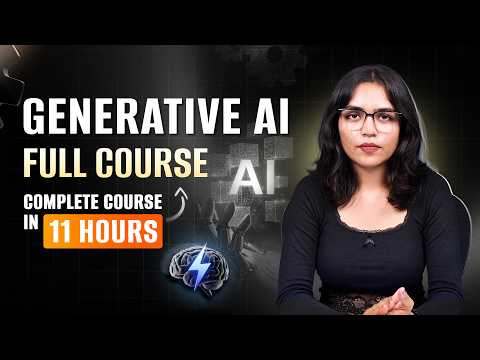Generative AI Full Course Free  | Gen AI Complete Course 2026 | Intellipaat