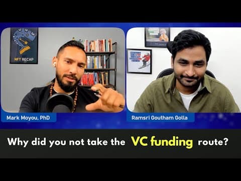 Podcast Clip - Why did I not take the VC funding route?
