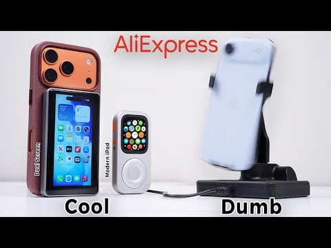 I Got Scammed Buying The Strangest Tech From AliExpress