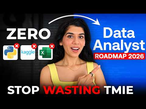 How to become a Data Analyst with 0 Experience | Data Analyst Roadmap 2027
