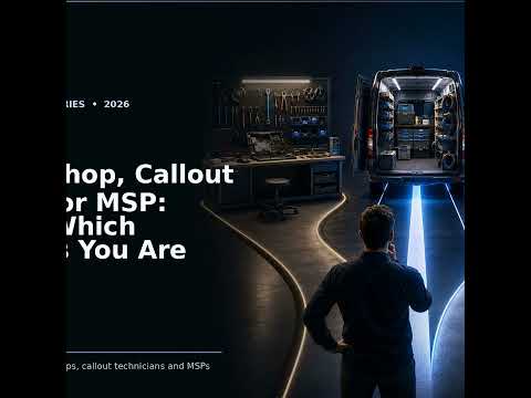 Repair Shop, Callout Service or MSP: Decide Which Business You Are Building