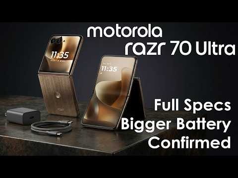 Motorola Razr 70 Ultra Full Specs Revealed, Bigger Battery Confirmed