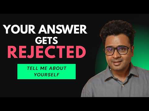 Your Answer Gets Rejected — “Tell Me About Yourself” (Senior AI Interviews)