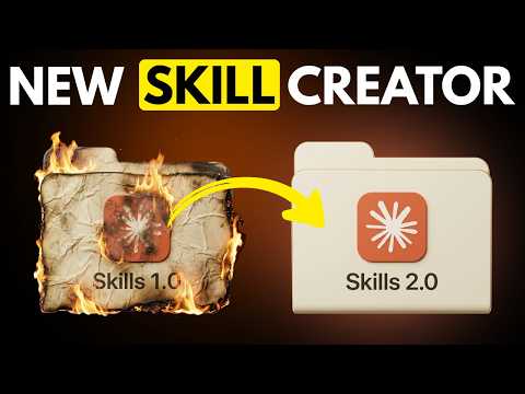 I Taught Claude Code to Do ANY Task Automatically! (Custom Skills)