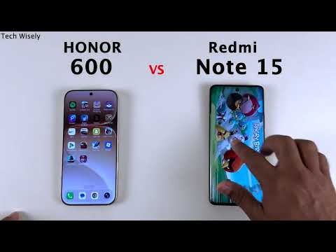 HONOR 600 vs Redmi Note 15 - Speed Test