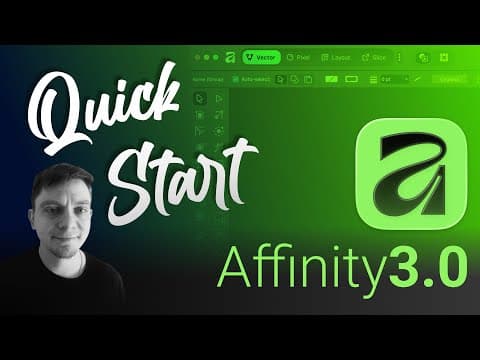 Affinity by Canva Beginner Tutorial - Get Started in 30 Minutes!