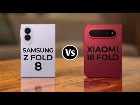 Samsung Galaxy Z Fold 8 Vs Xiaomi 18 Fold