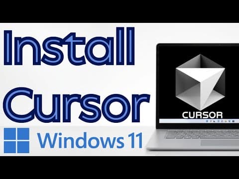 How to Install and Use Cursor on Windows 11