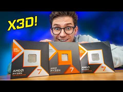 Ryzen 7 9850x3D vs 9800x3D vs 7800x3D! 💪