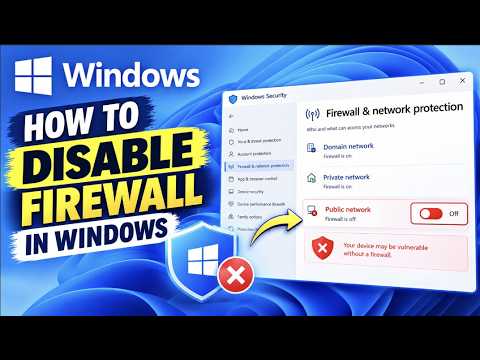 How To Disable Firewall In Windows 11 2026: The Ultimate Security Fix For Local Servers And Gaming!