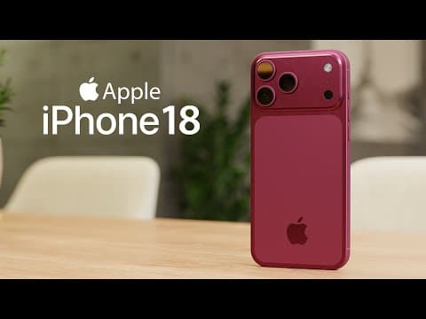 Introducing The iPhone 18 Pro Max