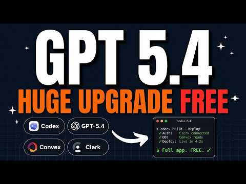 GPT-5.4 + Codex is the Best FREE Coding AI I've Ever Used