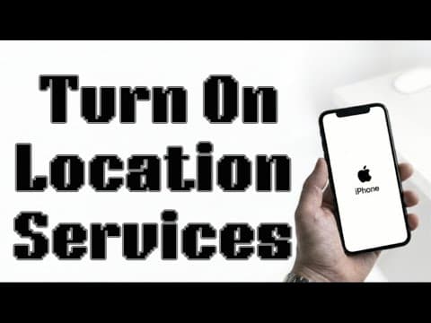 How to Turn On Location Services on iPhone (2026 Guide)