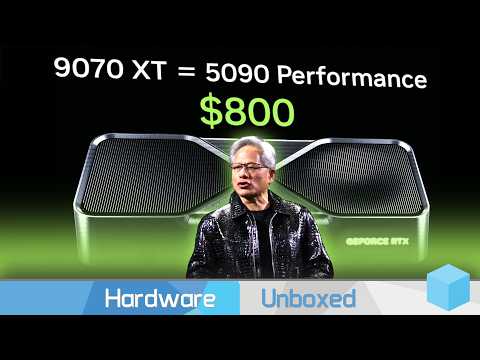 Is The RX 9070 XT Actually FASTER Than The RTX 5090?
