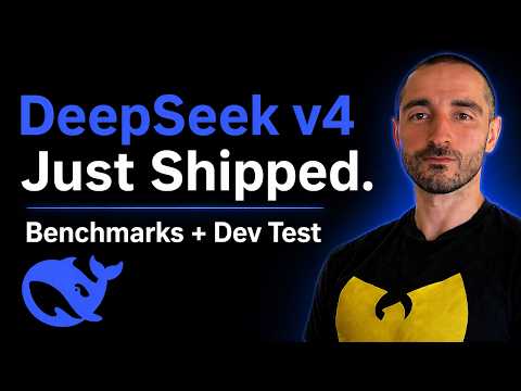 DeepSeek v4 Pro/Flash - Benchmarks and OpenCode Test | Frontend, SVG, GameDev, Backend |  🔴 Live
