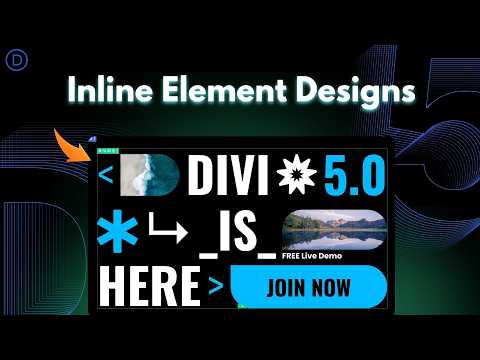7 Inline Element Designs For Divi 5 (Free Download!)