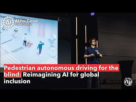 Pedestrian autonomous driving for the blind: Reimagining AI for global inclusion