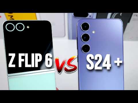Samsung Galaxy S24 Plus VS Galaxy Z Flip 6 (Camera Comparison, PUBG & Display & Speed)