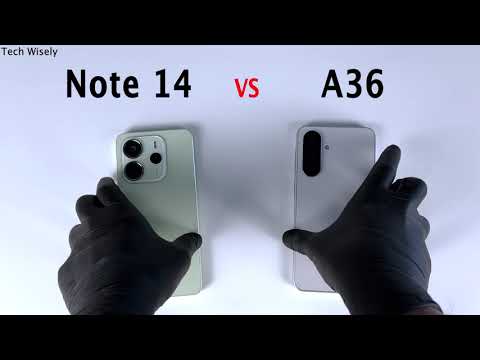 Redmi Note 14 vs SAMSUNG A36 - Speed Test