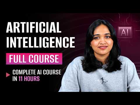 Artificial Intelligence Full Course Free | AI Course 2026 | Intellipaat