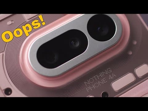 Nothing Phone (4a): They Finally Changed It