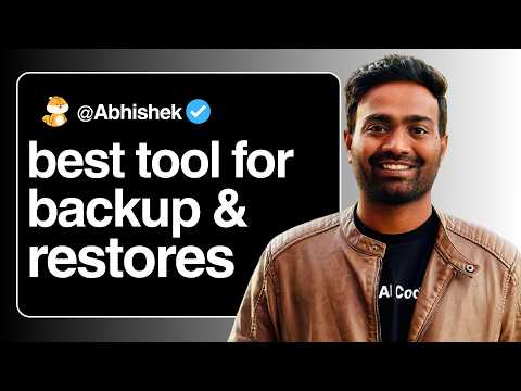 This FREE Tool can help you backup and restore anything at Enterprise Level.