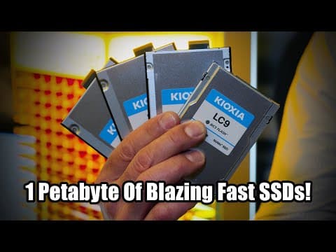 1 Petabyte Of Speedy SSDs! Kioxia Quick-Take | CES 2026