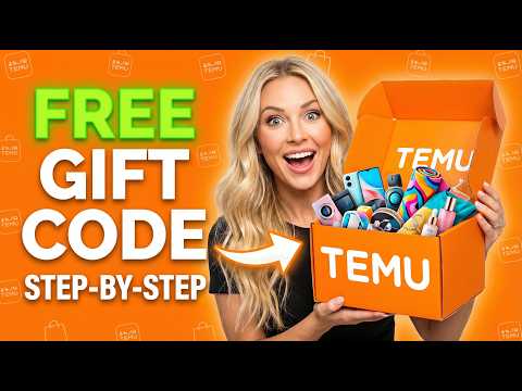Temu FREE Gift Code – How To Apply It Correctly (Step-by-Step) 🎁