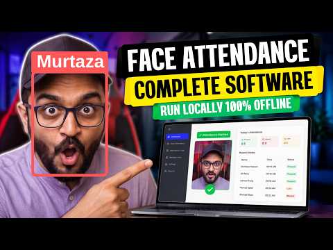 Face Attendance Complete Software - Run Locally 100% Offline