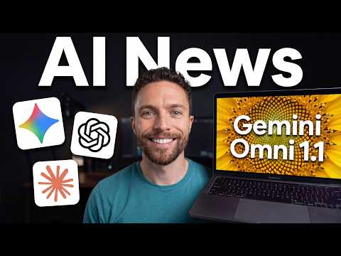 AI News: Omni 1.1, Claude Cowork Browser, Agentic Gemini Live, ChatGPT Stickers & More!