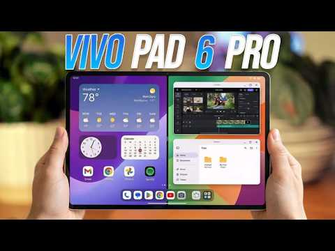 New Vivo Pad 6 Pro is Here | 4K 144Hz + 13,000mAh !