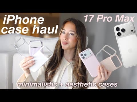 iPhone 17 Pro Max Case Haul | AMAZON PHONE CASES *cute & aesthetic*