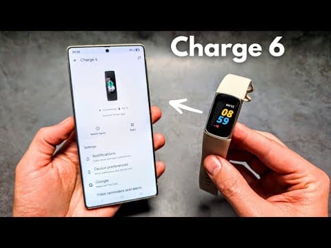 Fitbit Charge 6 - How to SETUP & Use + Pair with Phone App ( Android & iPhone)