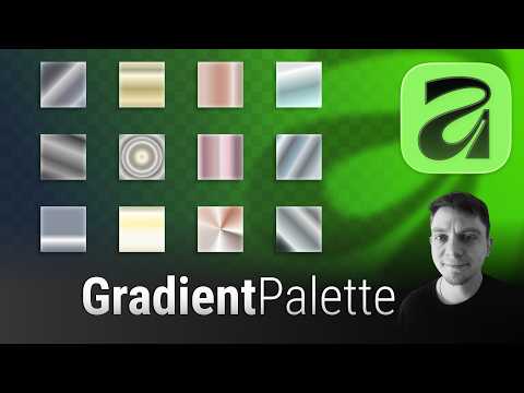 Create & Save Metallic Gradient Swatches in Affinity by Canva (Tutorial + Free Download)