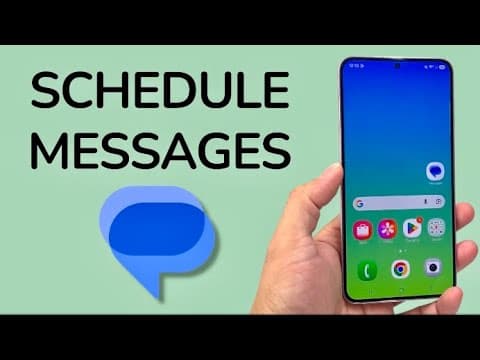 How To Schedule Text Messages To Send Later  On Android Phone