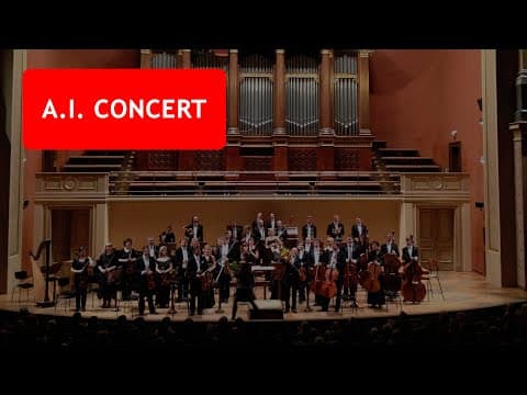 Aiva 💖 Dworzak – Written by AI "From the New World", Prague, 2019