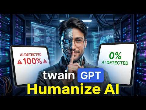 TWAIN GPT FULL TUTORIAL | How to Humanize AI Text Step by Step