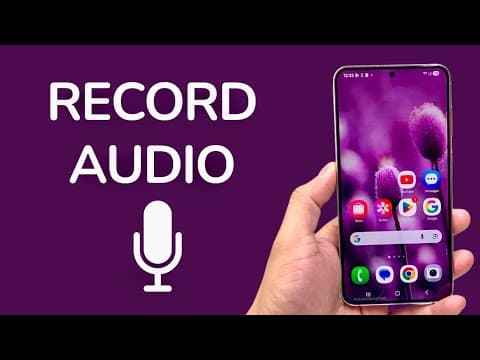How To Record Audio On Android Phone