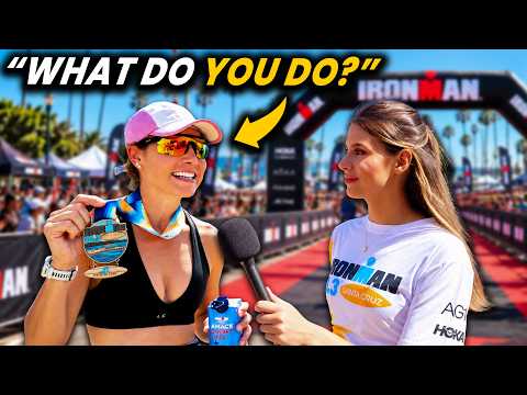 Asking IRONMAN Athletes How Much Money They Make! (Santa Cruz 70.3)
