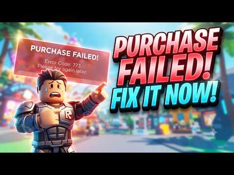 HOW TO FIX PURCHASE FAILED IN ROBLOX